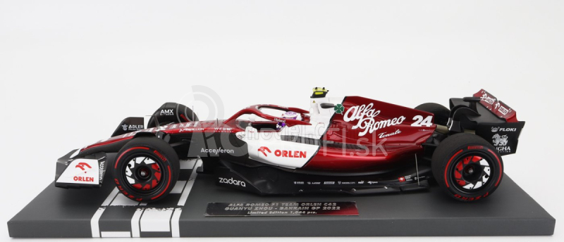 Minichamps Alfa romeo F1 C42 Team Orlen Racing N 24 Bahrain Gp 2022 Guanyu Zhou 1:18 biela červená met.