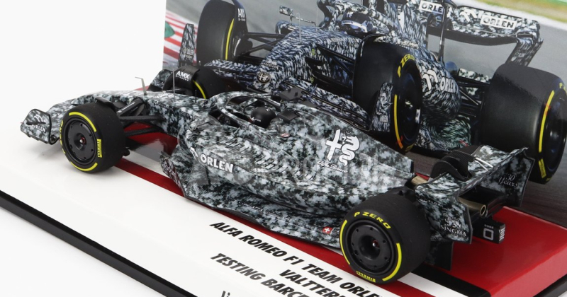 Minichamps Alfa romeo F1 C42 Team Orlen Racing N 77 Test Barcelona 2022 Valtteri Bottas 1:43 Kamufláž