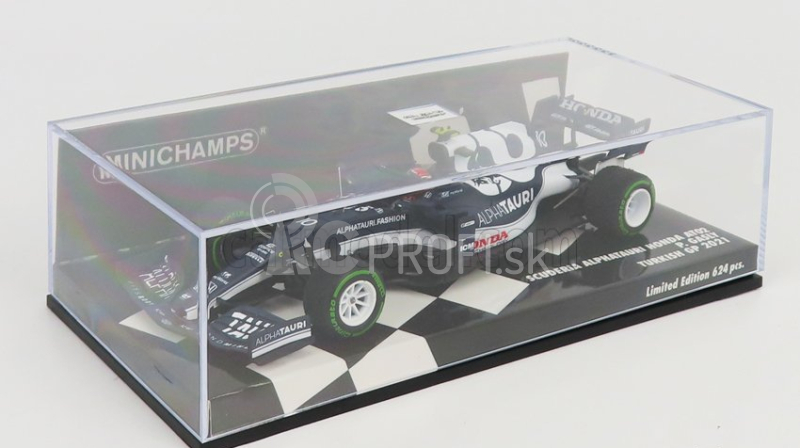 Minichamps Alpha Tauri F1 At02 Honda Ra620h Team Alpha Tauri N 10 Turkish Gp 2021 Pierre Gasly 1:43 Biela modrá