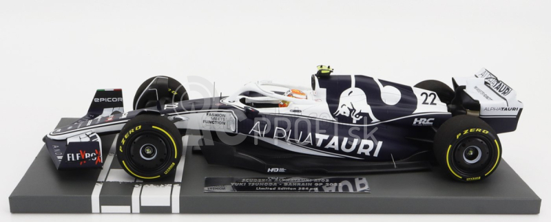 Minichamps Alpha Tauri F1 At03 Honda Team Alpha Tauri N 22 Bahrain Gp 2022 Yuki Tsunoda 1:18 Biela modrá