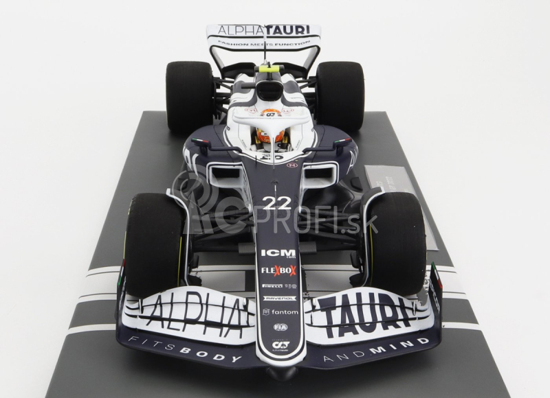 Minichamps Alpha Tauri F1 At03 Honda Team Alpha Tauri N 22 Bahrain Gp 2022 Yuki Tsunoda 1:18 Biela modrá