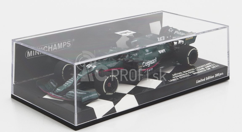 Minichamps Aston martin F1 Amr21 Mercedes M12 Eq Power+ Team Cognizant Formula One N 18 Monaco Gp 2021 Lance Stroll 1:43 Green