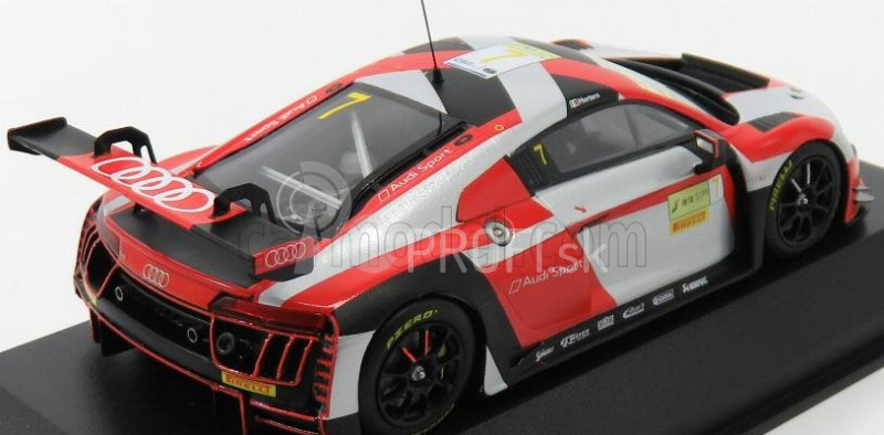 Minichamps Audi R8 Lms Team Wrt N 7 Fia Gt World Cup Macau 2016 E.mortara 1:43 Strieborná červená