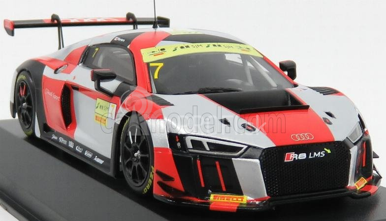 Minichamps Audi R8 Lms Team Wrt N 7 Fia Gt World Cup Macau 2016 E.mortara 1:43 Strieborná červená