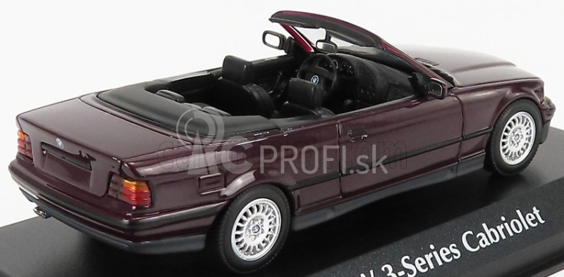 Minichamps BMW radu 3 (e36) Cabriolet 1993 1:43 Purple Met