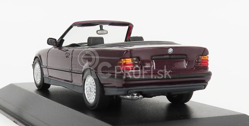 Minichamps BMW radu 3 (e36) Cabriolet 1993 1:43 Purple Met