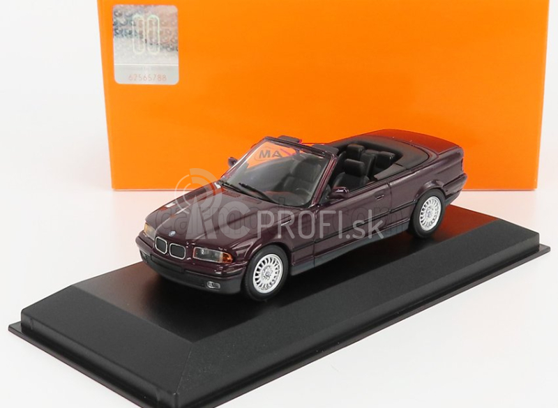 Minichamps BMW radu 3 (e36) Cabriolet 1993 1:43 Purple Met