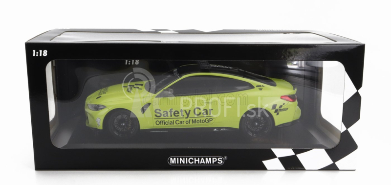 Minichamps BMW radu 4 M4 Coupe (g82) Safety Car Motogp sezóna 2020 1:18 žltá