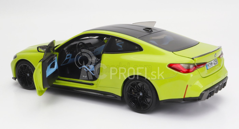 Minichamps BMW radu 4 M4 (g82) 2020 1:18 žltá čierna