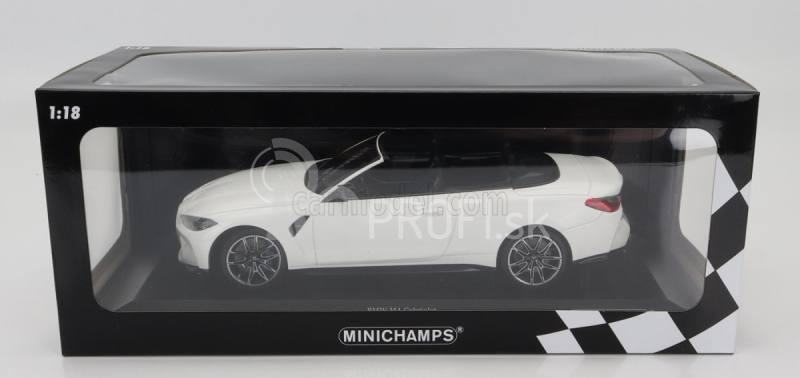 Minichamps BMW radu 4 M4 (g83) Cabriolet 2020 1:18 Biela