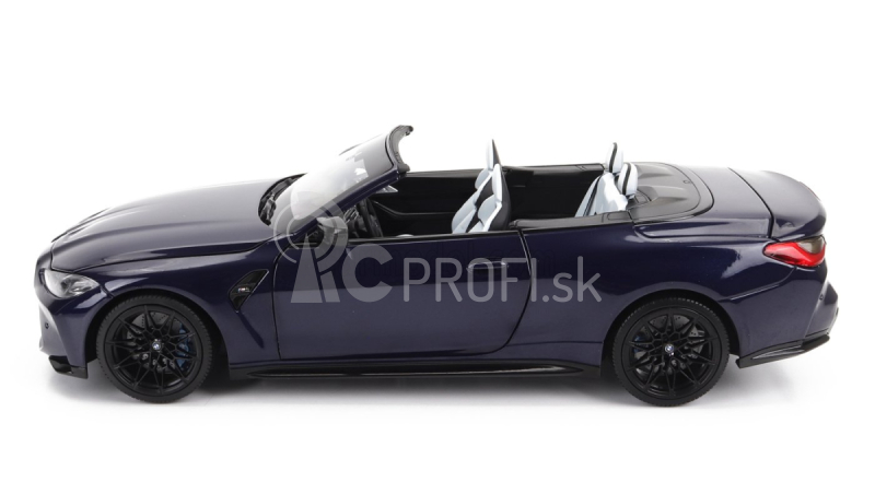 Minichamps BMW radu 4 M4 (g83) Cabriolet 2020 1:18 Modrá