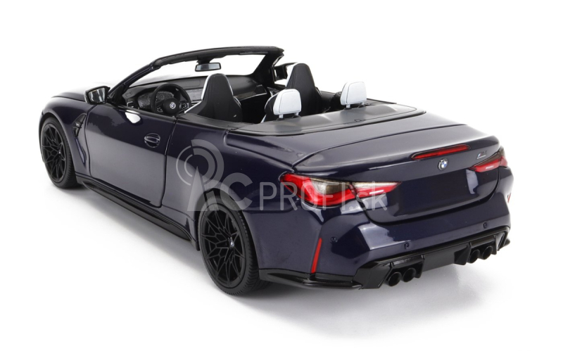 Minichamps BMW radu 4 M4 (g83) Cabriolet 2020 1:18 Modrá