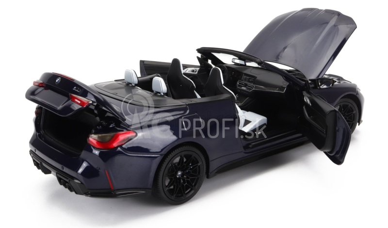 Minichamps BMW radu 4 M4 (g83) Cabriolet 2020 1:18 Modrá