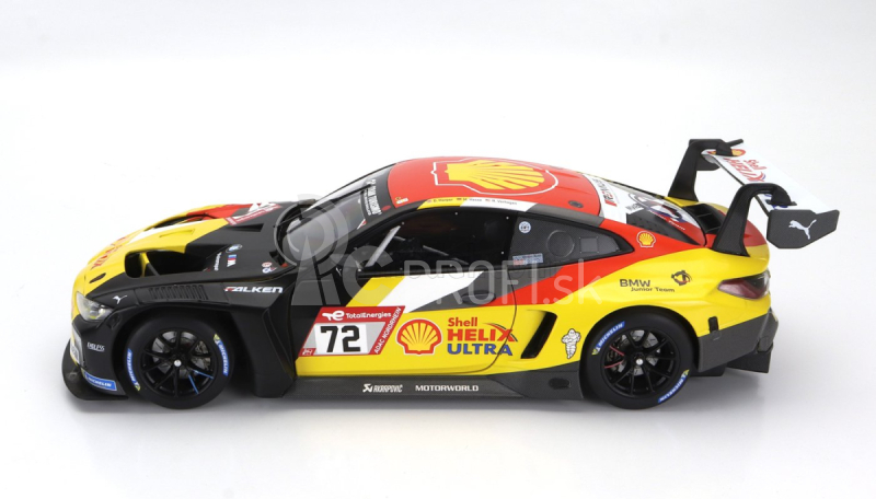 Minichamps BMW radu 4 M4 Gt3 Team Bmw Junior N 72 24h Nurburgring 2023 Dan Harper - Max Hesse - Neil Verhagen 1:18 čierna žltá červená