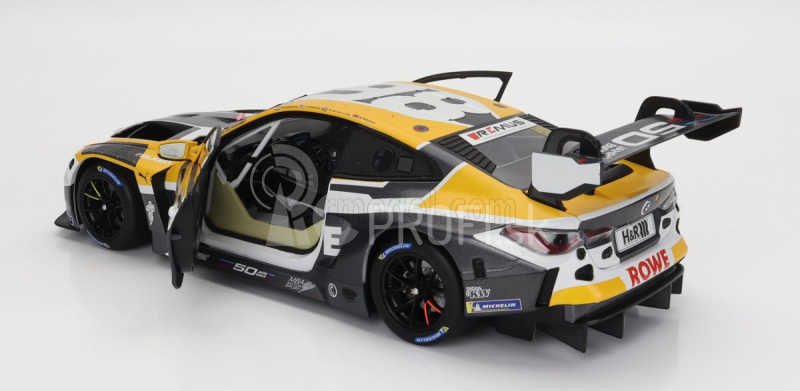 Minichamps BMW radu 4 M4 Gt3 Team Rowe Racing N 98 24h Nurburgring 2022 N.catsburg - J.edwards - S.van Der Linde - M.wittmann 1:18 Biela Žltá Sivá