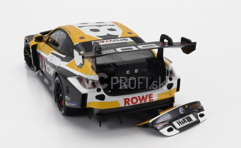 Minichamps BMW radu 4 M4 Gt3 Team Rowe Racing N 98 24h Nurburgring 2022 N.catsburg - J.edwards - S.van Der Linde - M.wittmann 1:18 Biela Žltá Sivá