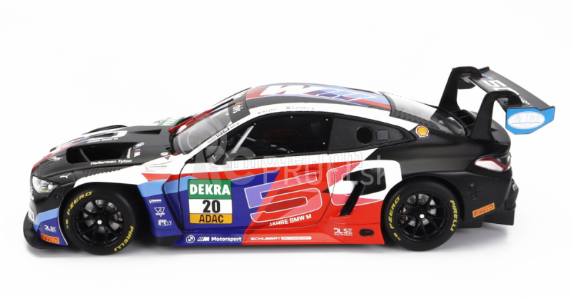 Minichamps BMW radu 4 M4 Gt3 Team Schubert Motorsport N 20 2. Red Bull Ring Adac Gt Masters 2022 Jesse Krohn - Nicky Catsburg 1:18 Biela čierna červená modrá