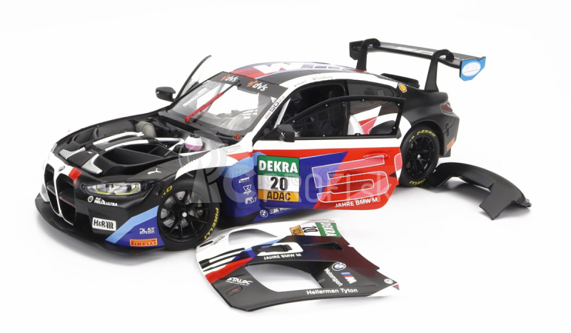 Minichamps BMW radu 4 M4 Gt3 Team Schubert Motorsport N 20 2. Red Bull Ring Adac Gt Masters 2022 Jesse Krohn - Nicky Catsburg 1:18 Biela čierna červená modrá