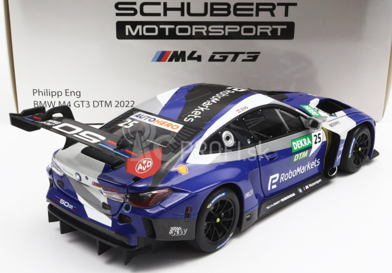 Minichamps BMW radu 4 M4 Gt3 Team Schubert Motorsport N 25 Dtm Sezóna 2022 P.eng 1:18 Modrá čierna