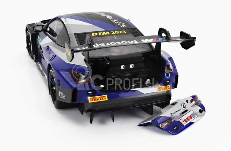 Minichamps BMW radu 4 M4 Gt3 Team Schubert Motorsport N 33 Sezóna Dtm 2023 Rene Rast 1:18 Modrá čierna