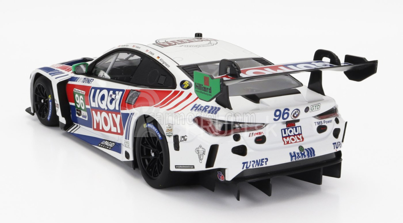 Minichamps BMW radu 4 M4 Gt3 Team Turner Motorsport N 96 Imsa 24h Daytona 2022 Robby Foley - Bill Auberlen - Jens Klingman - Michael Dinan 1:18 Biela