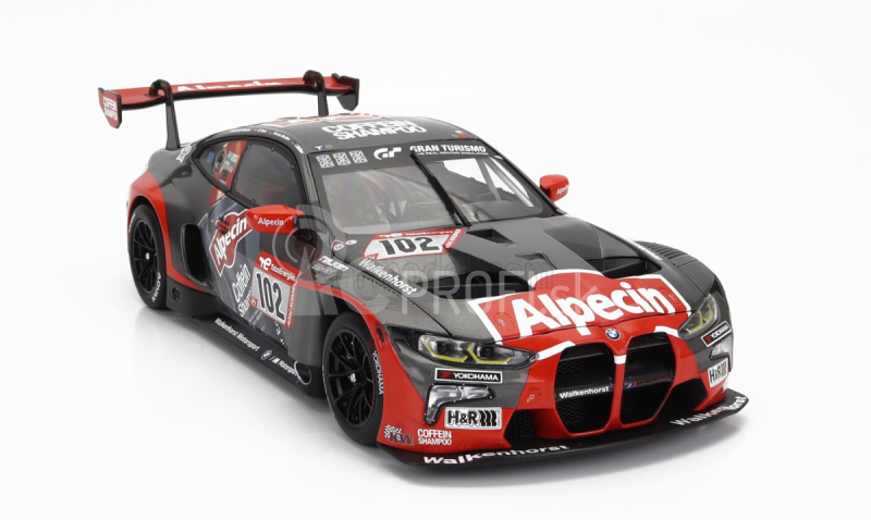 Minichamps BMW radu 4 M4 Gt3 Team Walkenhorst Motorsport N 102 24h Nurburgring 2022 Jorg Muller - Mario Von Bohlen - Ben Tuck - Jorn Schmidt Staade 1:18 Sivá oranžová