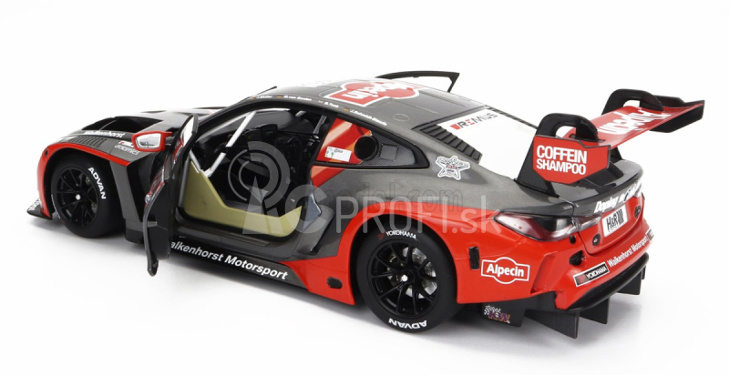 Minichamps BMW radu 4 M4 Gt3 Team Walkenhorst Motorsport N 102 24h Nurburgring 2022 Jorg Muller - Mario Von Bohlen - Ben Tuck - Jorn Schmidt Staade 1:18 Sivá oranžová