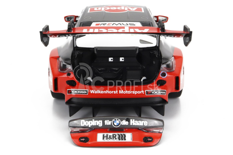 Minichamps BMW radu 4 M4 Gt3 Team Walkenhorst Motorsport N 102 24h Nurburgring 2022 Jorg Muller - Mario Von Bohlen - Ben Tuck - Jorn Schmidt Staade 1:18 Sivá oranžová