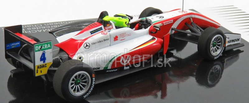 Minichamps Dallara F3 F317 Mercedes Team Prema Theodore Racing N 4 Sezóna Mick Schumacher 2018 Formula3 Champion 1:43 Červená biela