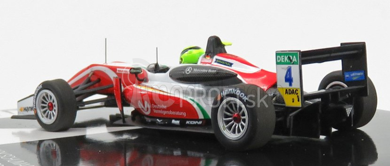 Minichamps Dallara F3 F317 Mercedes Team Prema Theodore Racing N 4 Sezóna Mick Schumacher 2018 Formula3 Champion 1:43 Červená biela