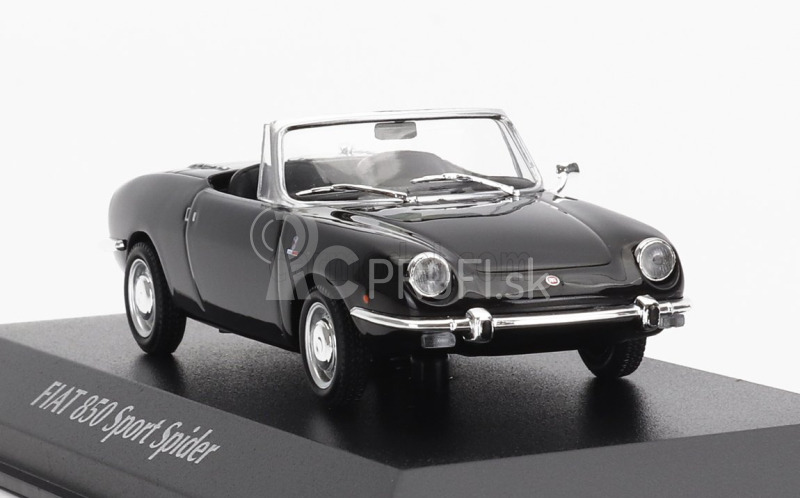 Minichamps Fiat 850 Sport Spider 1968 1:43 čierna