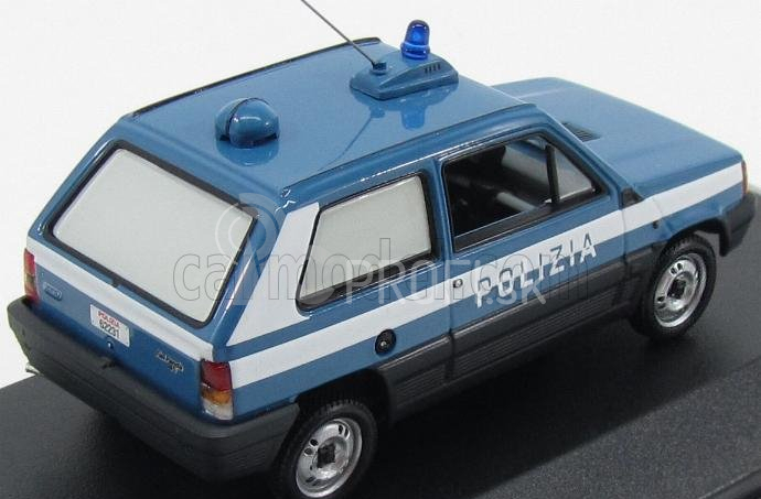 Minichamps Fiat Panda 1980 Polizia - polícia 1:43 modrá biela