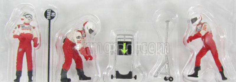 Minichamps Figúrky F1 Pit-stop Toyota 2002 Jack Set - Figúrky 1:43 Biela červená