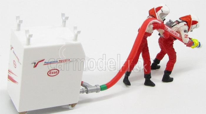 Minichamps Figúrky F1 Pit-stop Toyota 2002 Rifornimento - Figúrky 1:43 Biela červená