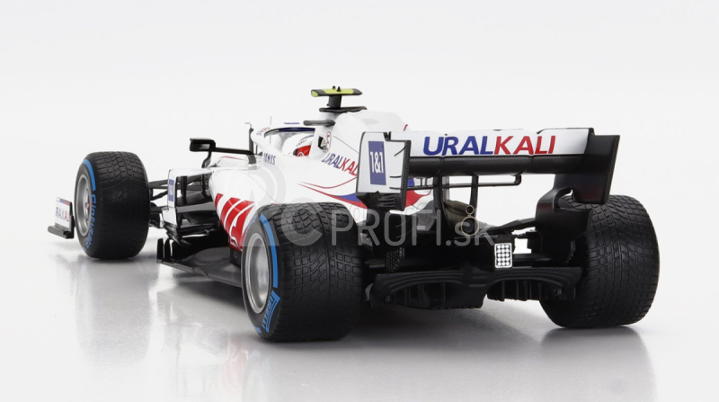 Minichamps Haas F1 Vf-21 Ferrari 065/6 Team Uralkali N 47 Belgium Gp 2021 Mick Schumacher 1:18 Biela Modrá Červená