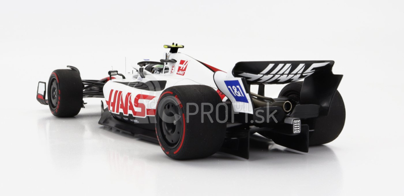 Minichamps Haas F1 Vf-22 Ferrari Team Haas N 47 11th Bahrain Gp 2022 Mick Schumacher 1:18 Biela čierna červená