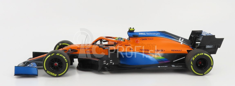 Minichamps Mclaren F1 Mcl35 Renault Team Mclaren N 4 3. Austrian Gp 2020 Lando Norris 1:18 oranžová modrá