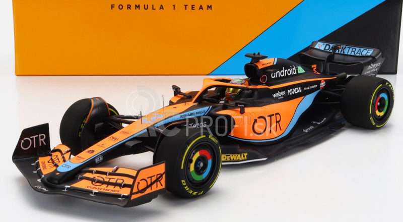 Minichamps Mclaren F1 Mcl36 Mercedes Team Mclaren N 3 Australian GP 2022 Daniel Ricciardo 1:18 Oranžová svetlo modrá