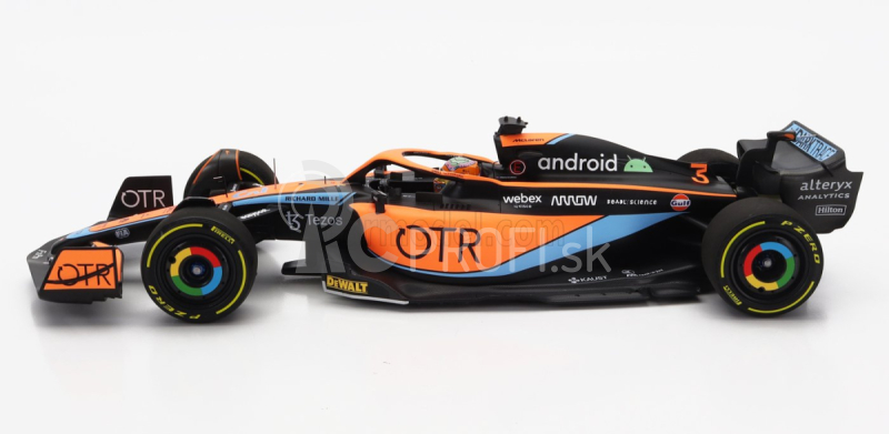 Minichamps Mclaren F1 Mcl36 Mercedes Team Mclaren N 3 Australian GP 2022 Daniel Ricciardo 1:18 Oranžová svetlo modrá