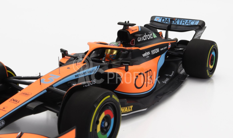 Minichamps Mclaren F1 Mcl36 Mercedes Team Mclaren N 3 Australian GP 2022 Daniel Ricciardo 1:18 Oranžová svetlo modrá