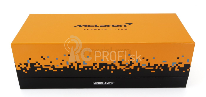 Minichamps Mclaren F1 Mcl60 Team Mclaren N 4 6th Australian Gp With Pit Board 2023 Lando Norris 1:18 Orange Black