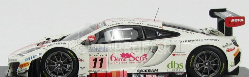 Minichamps Mclaren Mp4-12c Gt3 Team Art Grand Prix N 11 24h Spa 2013 Leclerc - Parisy - Soucek 1:43 Biela