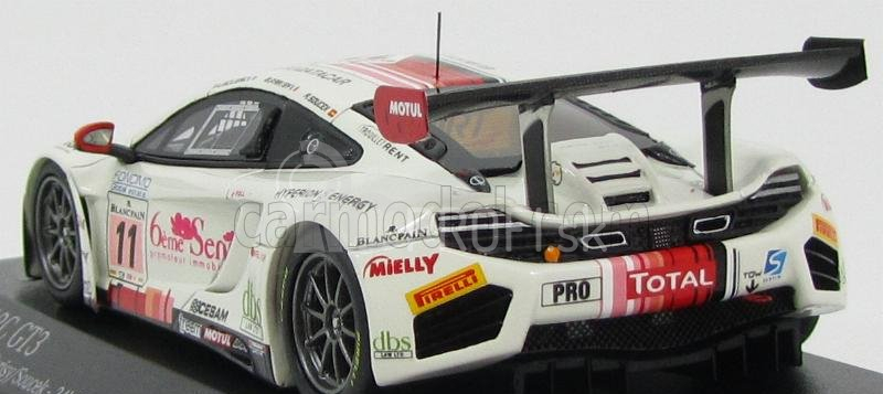 Minichamps Mclaren Mp4-12c Gt3 Team Art Grand Prix N 11 24h Spa 2013 Leclerc - Parisy - Soucek 1:43 Biela