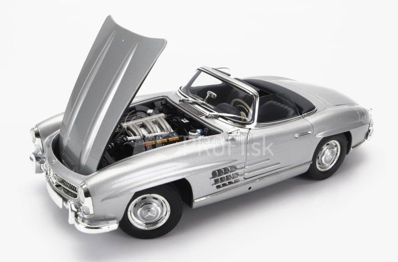 Minichamps Mercedes Benz 300sl Roadster Spider (w198) 1957 1:18 Strieborná