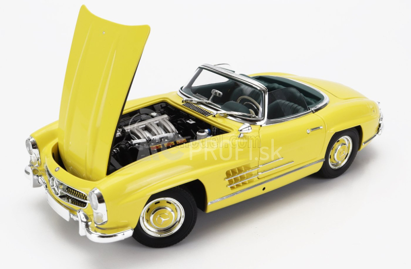 Minichamps Mercedes Benz 300sl Roadster (w198) Cabriolet Hard-top 1958 1:18 Žltá