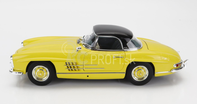 Minichamps Mercedes Benz 300sl Roadster (w198) Cabriolet Hard-top 1958 1:18 Žltá