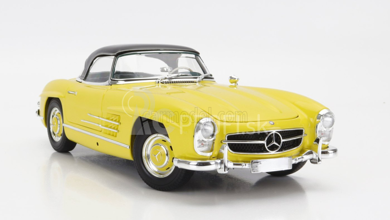 Minichamps Mercedes Benz 300sl Roadster (w198) Cabriolet Hard-top 1958 1:18 Žltá