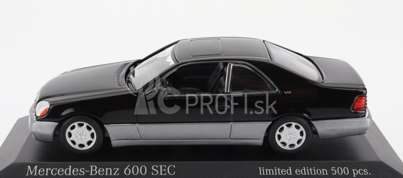 Minichamps Mercedes benz S-class 600sec (c140) 1992 1:43 čierna