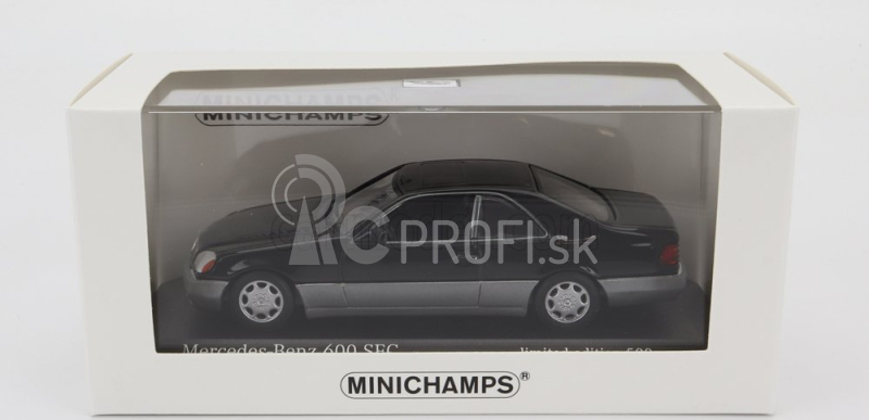 Minichamps Mercedes benz S-class 600sec (c140) 1992 1:43 čierna