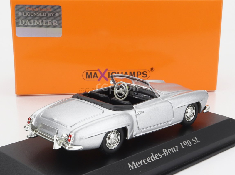 Minichamps Mercedes Benz Sl-class 190sl (w121) Spider 1955 1:43 Strieborná